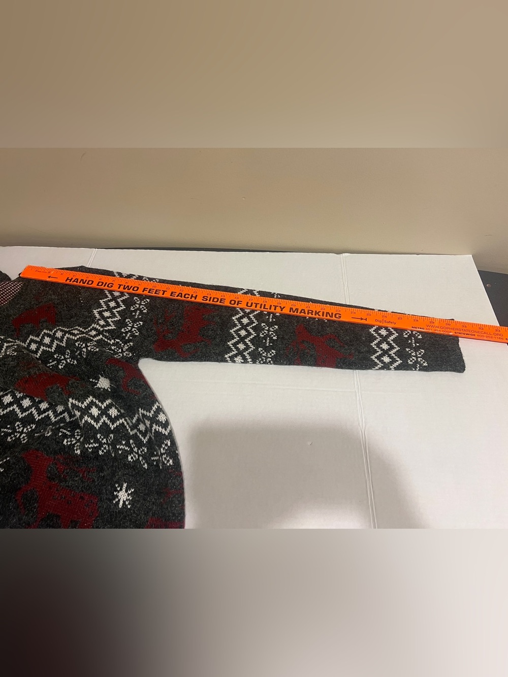 Shineflow Nordic Fair Isle Reindeer Knit Soft Tunic Sweater Winter Cabincore L - Picture 12 of 15
